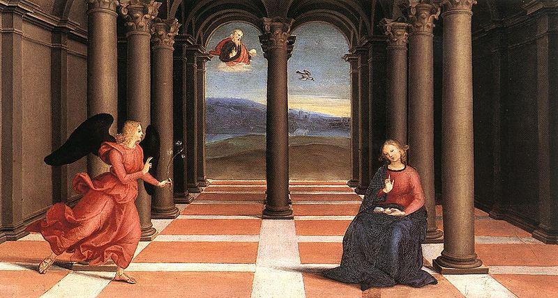 RAFFAELLO Sanzio The annunciation oil painting picture